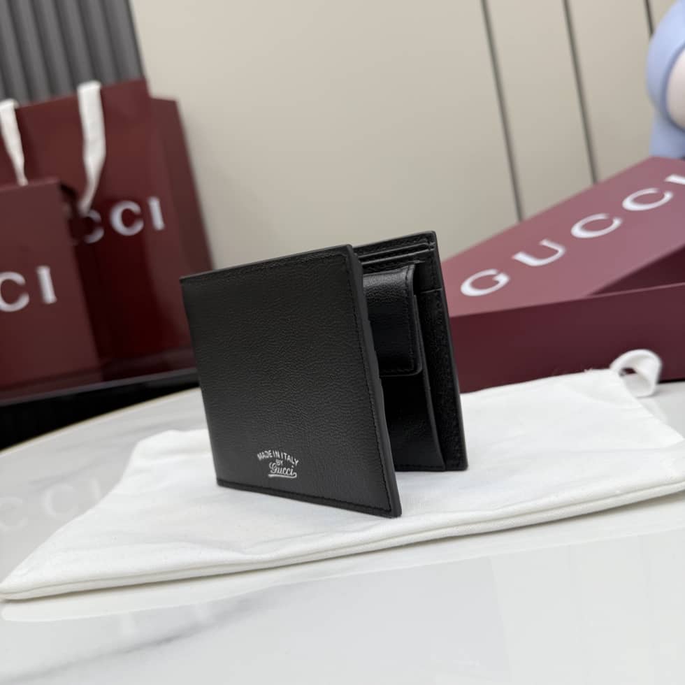 Gucci Lira Leather Black Coin Wallet 867325_2_156761 Gucci Lira Leather Black Coin Wallet 867325