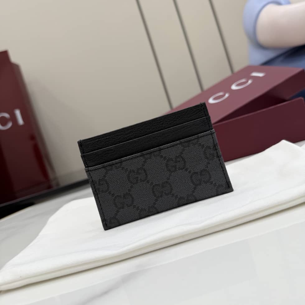 Gucci Essence Classic Black Card Case A002F2_10_156831 Gucci Essence Classic Black Card Case A002F2