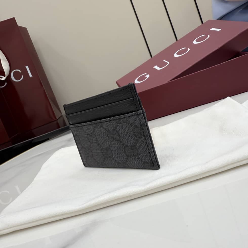Gucci Essence Classic Black Card Case A002F2_2_156831 Gucci Essence Classic Black Card Case A002F2