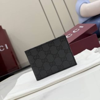 Gucci Essence Classic Black Bi-fold Wallet A003OQ