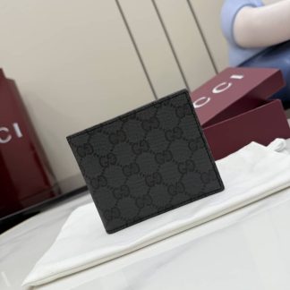 Gucci Essence Classic Black Bi-fold Wallet 876390