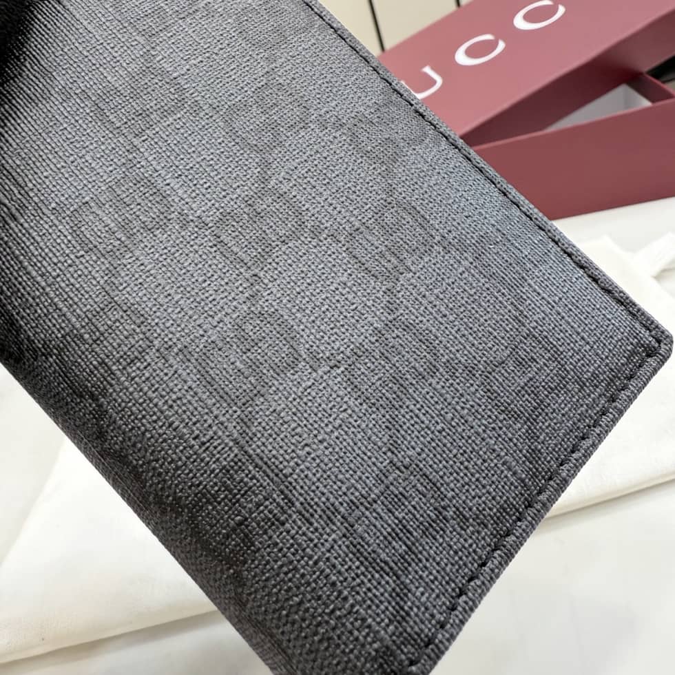 Gucci Essence Classic Canvas Black Card Case 876421_4_156871 Gucci Essence Classic Canvas Black Card Case 876421