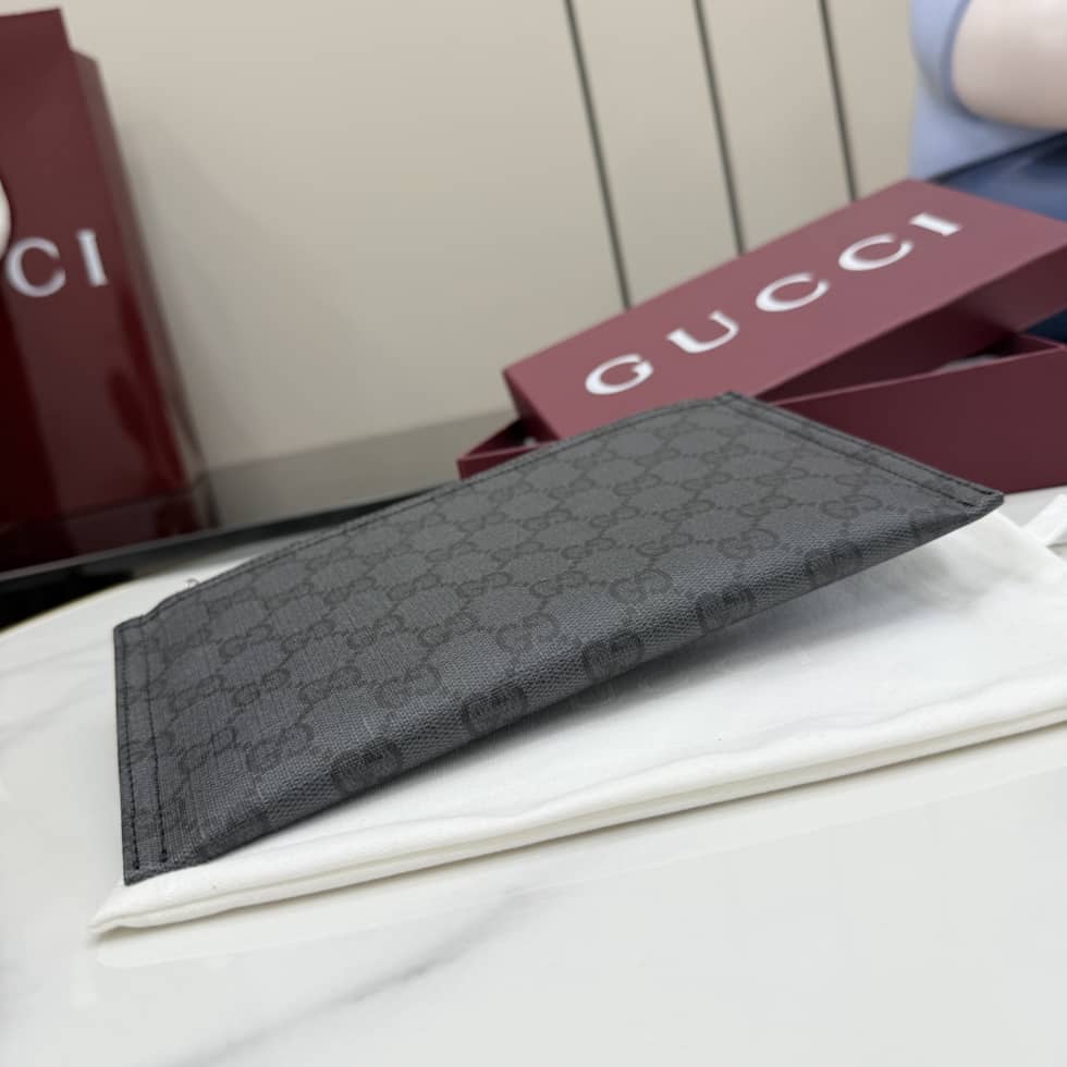 Gucci Essence Classic Canvas Small Black Pouch 876478_3_156891 Gucci Essence Classic Canvas Small Black Pouch 876478