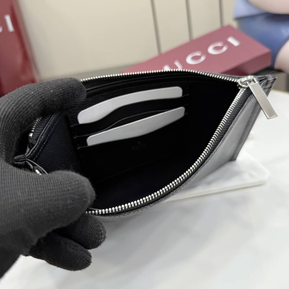 Gucci Essence Classic Canvas Small Black Pouch 876478_7_156891 Gucci Essence Classic Canvas Small Black Pouch 876478