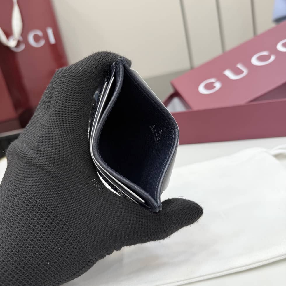 Gucci Card Case Denim Dark Blue 875795_7_156921 Gucci Card Case Denim Dark Blue 875795