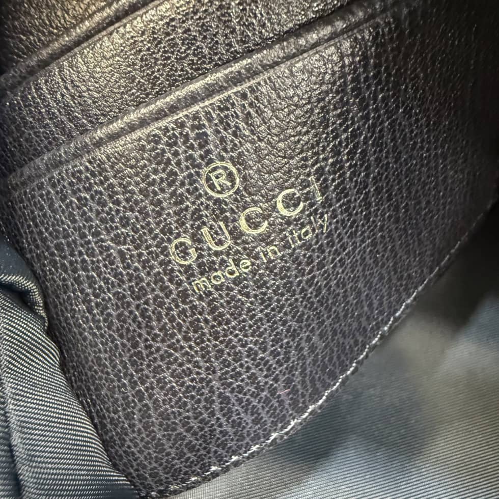 Gucci Small Denim Boston Bag Dark Blue 875811_8_156961 Gucci Small Denim Boston Bag Dark Blue 875811