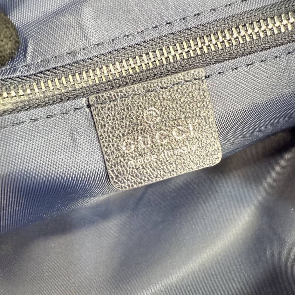 Gucci Melrose Medium Denim Blue Boston Bag 875228_8_156971 Gucci Melrose Medium Denim Blue Boston Bag 875228