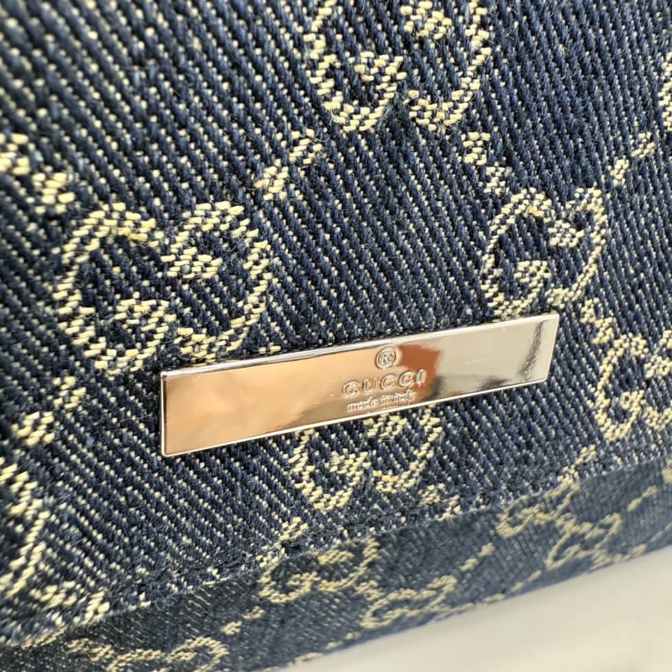 Gucci Madison Denim Medium Blue Shoulder Bag 874744_5_156981 Gucci Madison Denim Medium Blue Shoulder Bag 874744