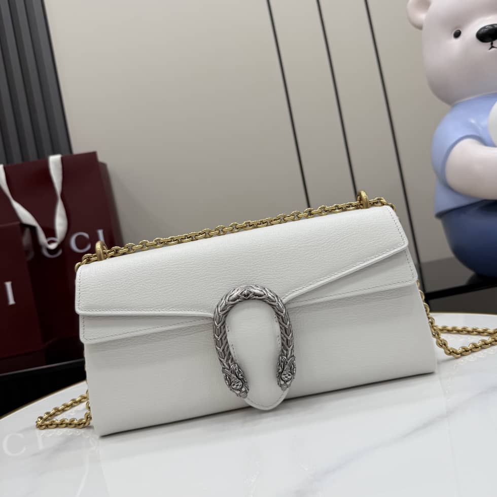 Gucci Dionysus Leather Medium White Shoulder Bag_10_157031 Gucci Dionysus Leather Medium White Shoulder Bag