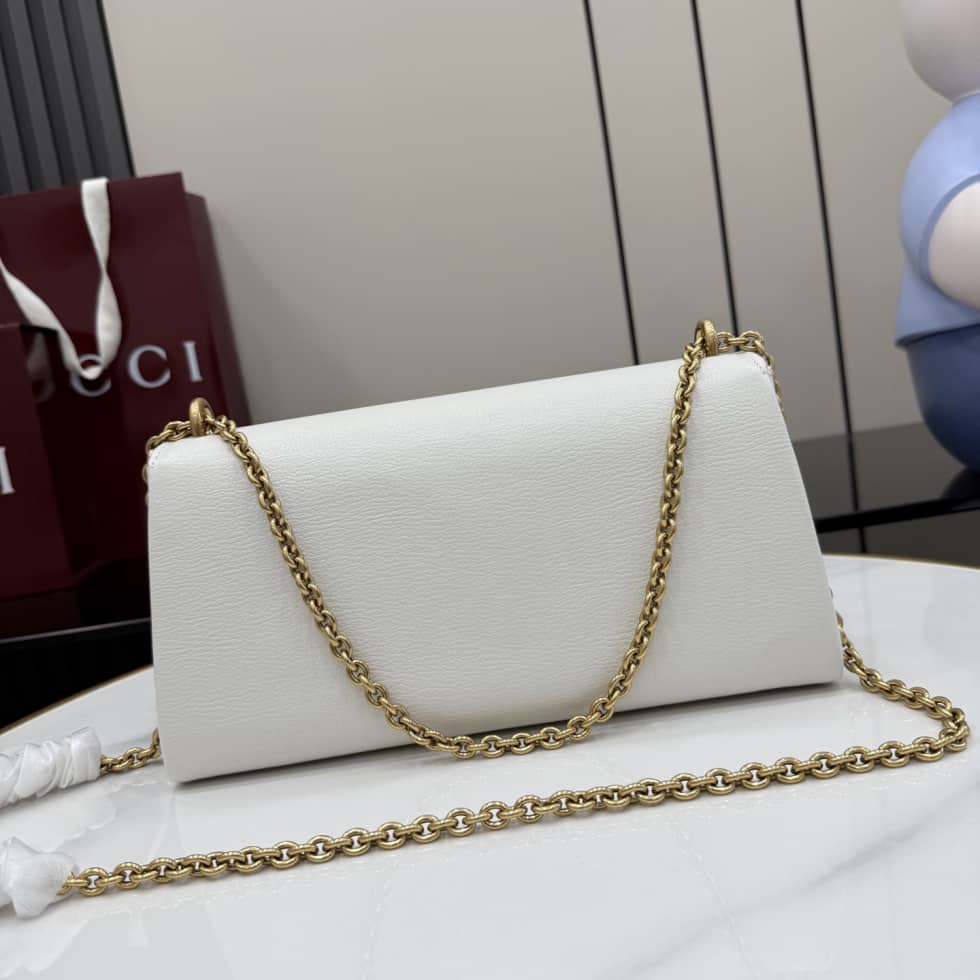 Gucci Dionysus Leather Medium White Shoulder Bag_1_157031 Gucci Dionysus Leather Medium White Shoulder Bag