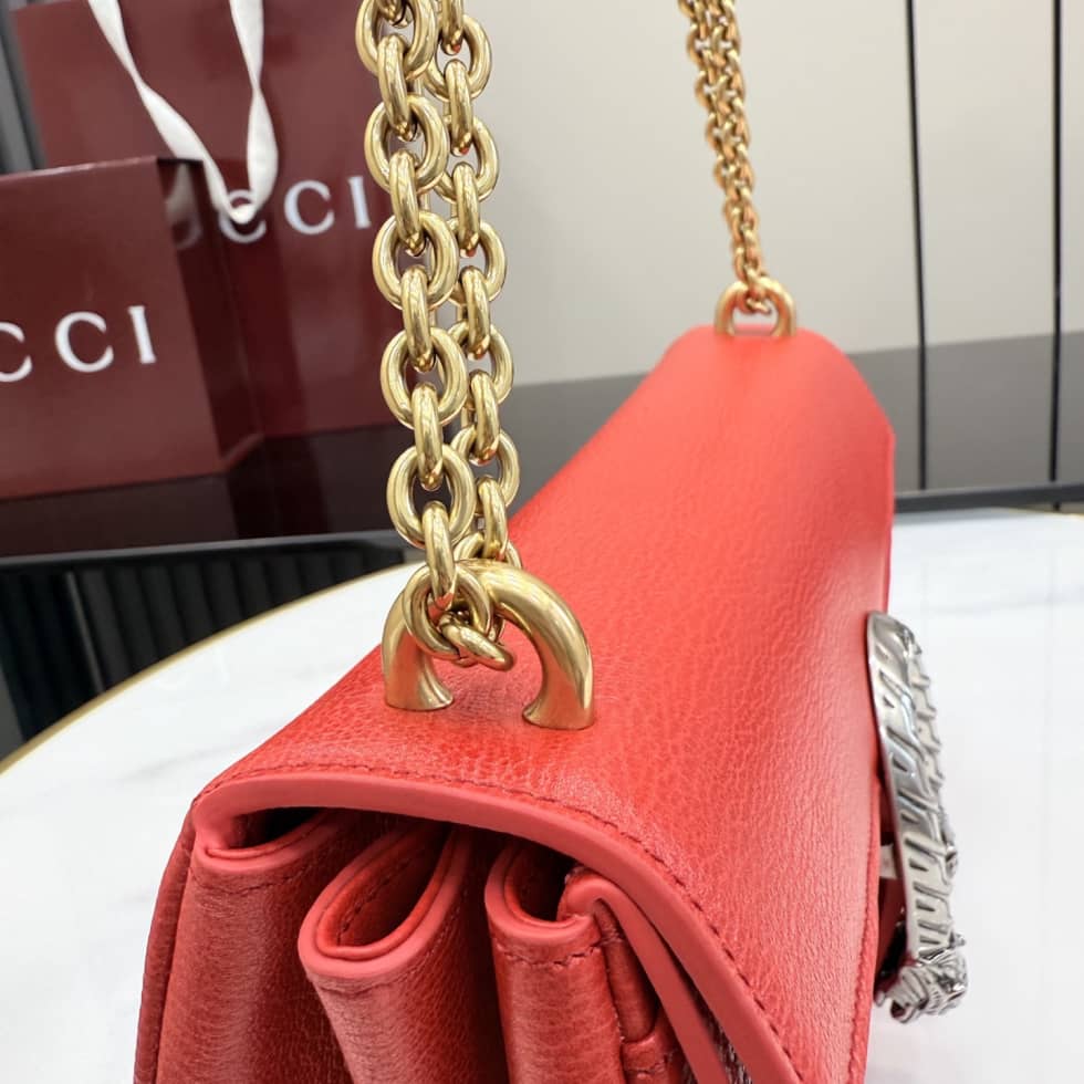 Gucci Dionysus Leather Medium Red Shoulder Bag_4_157051 Gucci Dionysus Leather Medium Red Shoulder Bag