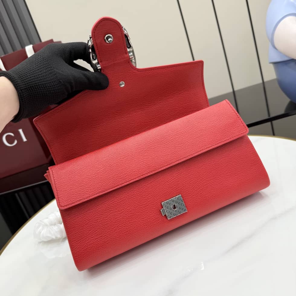Gucci Dionysus Leather Medium Red Shoulder Bag_6_157051 Gucci Dionysus Leather Medium Red Shoulder Bag