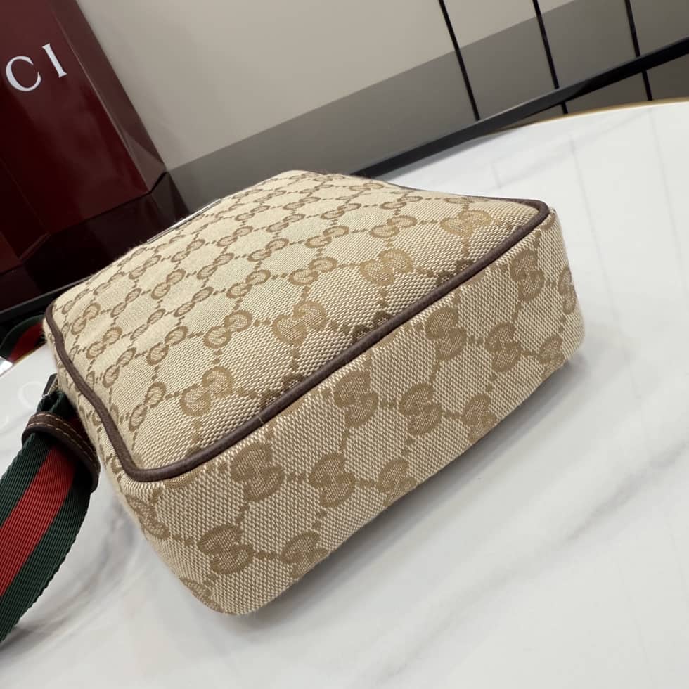Gucci Tag Canvas Small Sand Brown Crossbody Bag_3_157091 Gucci Tag Canvas Small Sand Brown Crossbody Bag