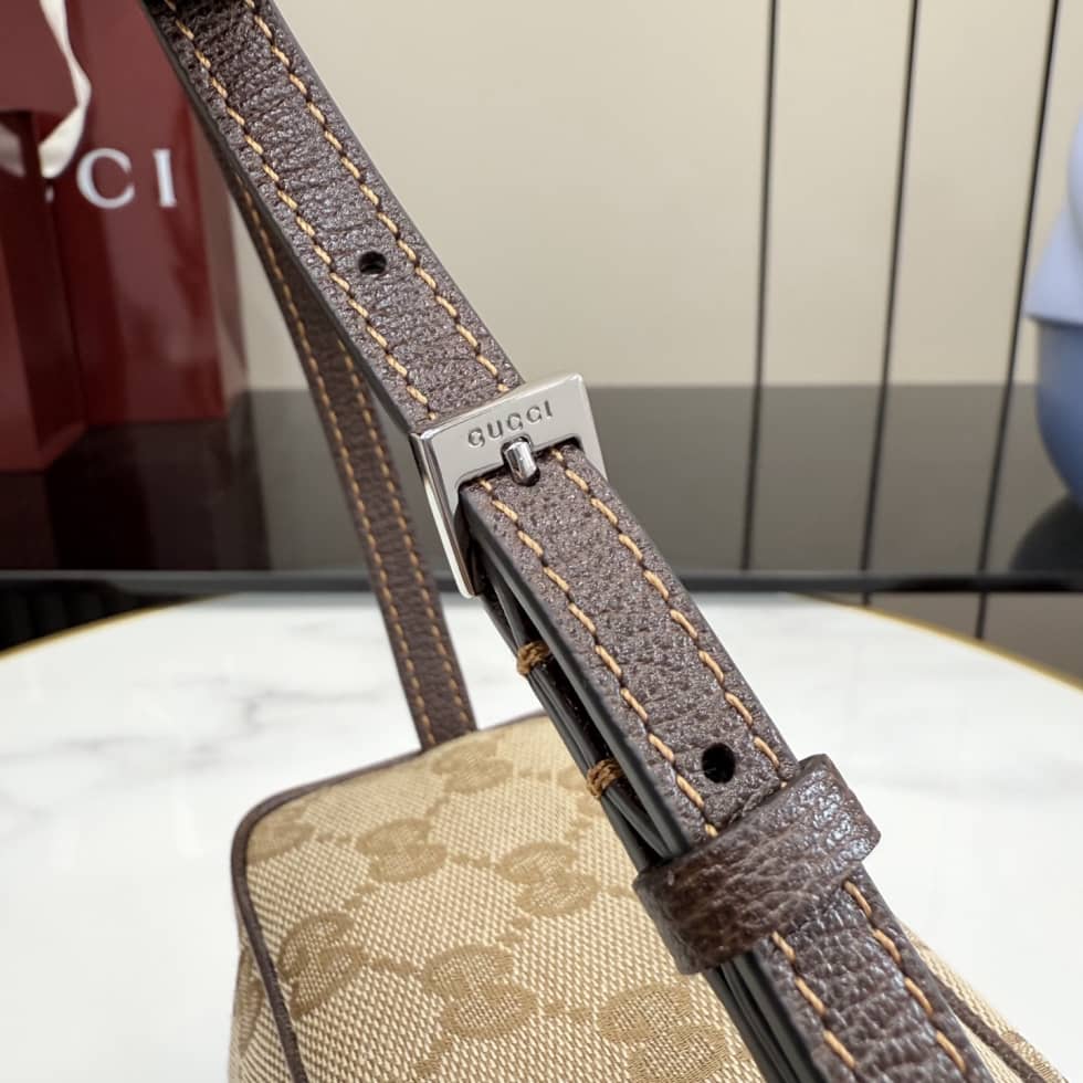 Gucci Tag Canvas Mini Sand Brown Shoulder Bag_8_157111 Gucci Tag Canvas Mini Sand Brown Shoulder Bag