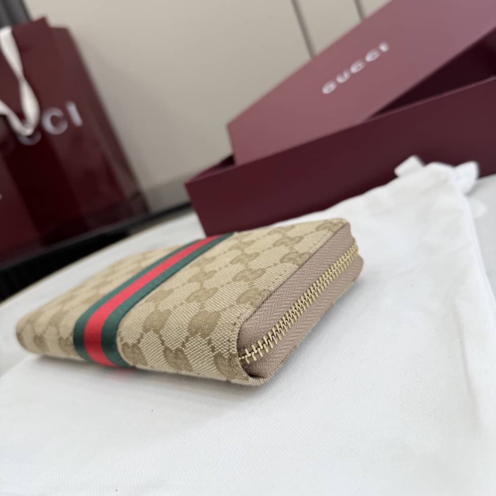 Gucci Canvas Web Zip Around Wallet Beige 867284_8_157181 Gucci Canvas Web Zip Around Wallet Beige 867284