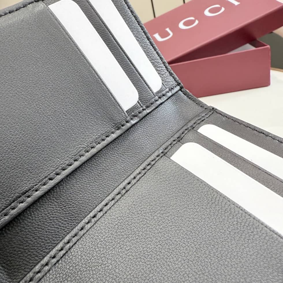 Gucci Leather Card Case With Web Black 867290_8_157201 Gucci Leather Card Case With Web Black 867290
