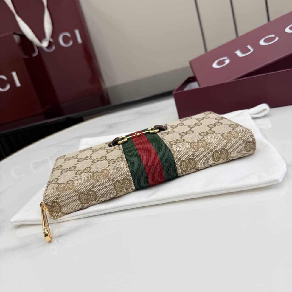 Gucci Horsebit Web Zip Around Wallet Beige 867124_3_157221 Gucci Horsebit Web Zip Around Wallet Beige 867124
