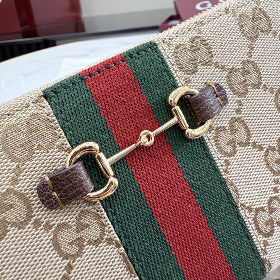Gucci Horsebit Web Zip Around Wallet Beige 867124_5_157221 Gucci Horsebit Web Zip Around Wallet Beige 867124