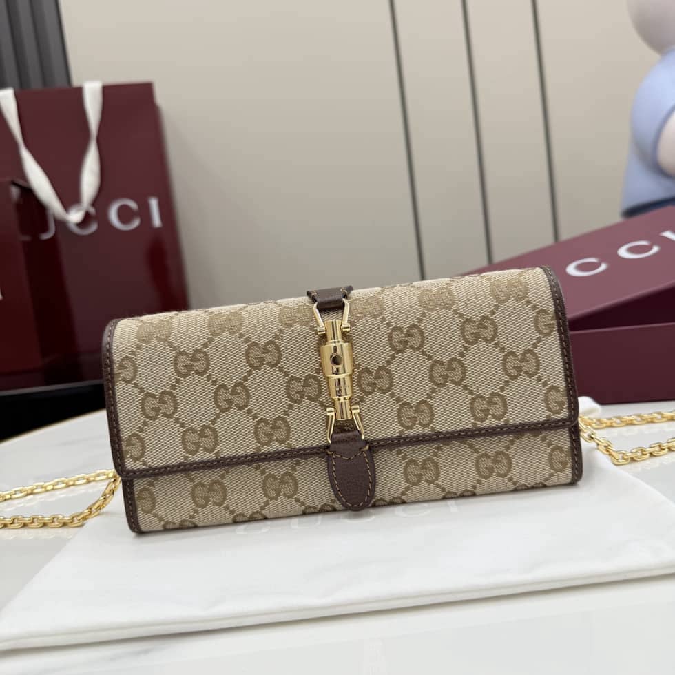Gucci Jackie Wallet On Chain Beige 867165_10_157271 Gucci Jackie Wallet On Chain Beige 867165