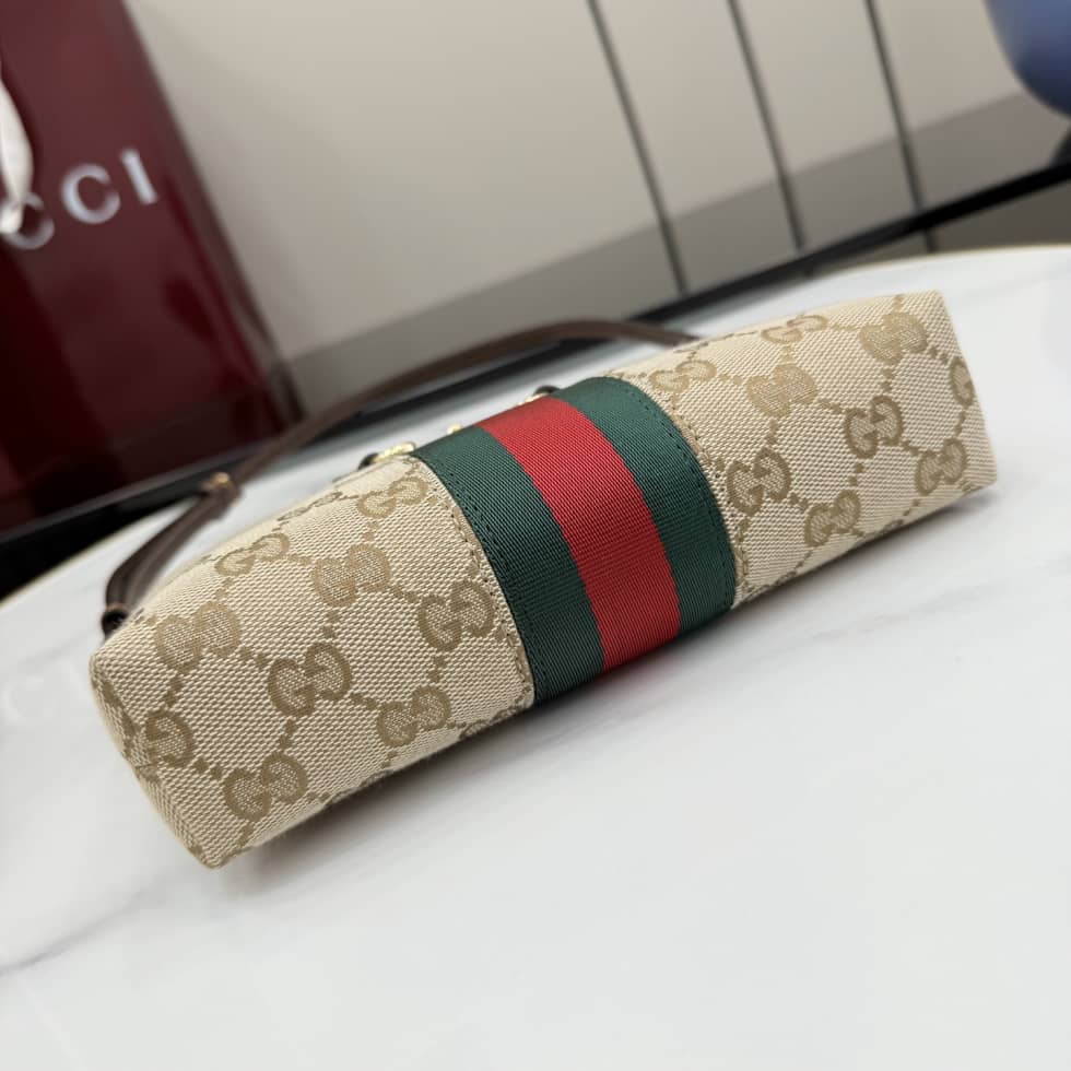 Gucci Horsebite Web Beige Mini Shoulder Bag 867130_3_157301 Gucci Horsebite Web Beige Mini Shoulder Bag 867130