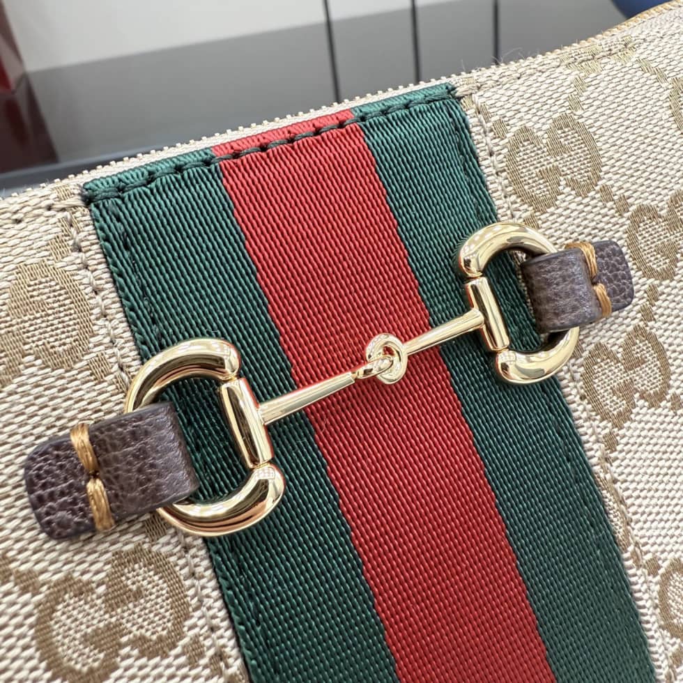 Gucci Horsebite Web Beige Mini Shoulder Bag 867130_5_157301 Gucci Horsebite Web Beige Mini Shoulder Bag 867130