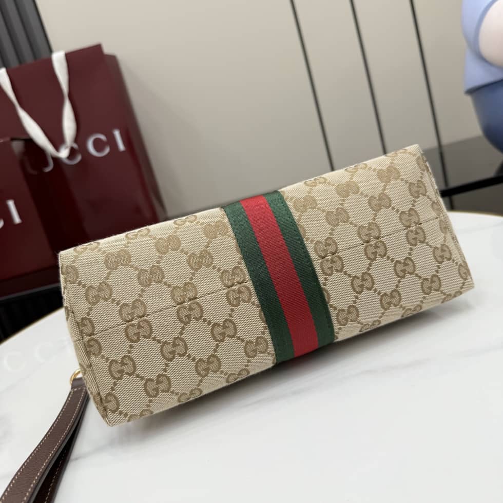 Gucci Mens Canvas Medium Beige Pouch 867337_3_157341 Gucci Mens Canvas Medium Beige Pouch 867337