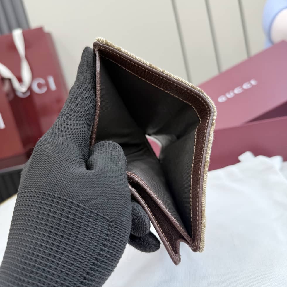 Gucci GG Marmont Canvas Beige Small Wallet 466492_7_157381 Gucci GG Marmont Canvas Beige Small Wallet 466492