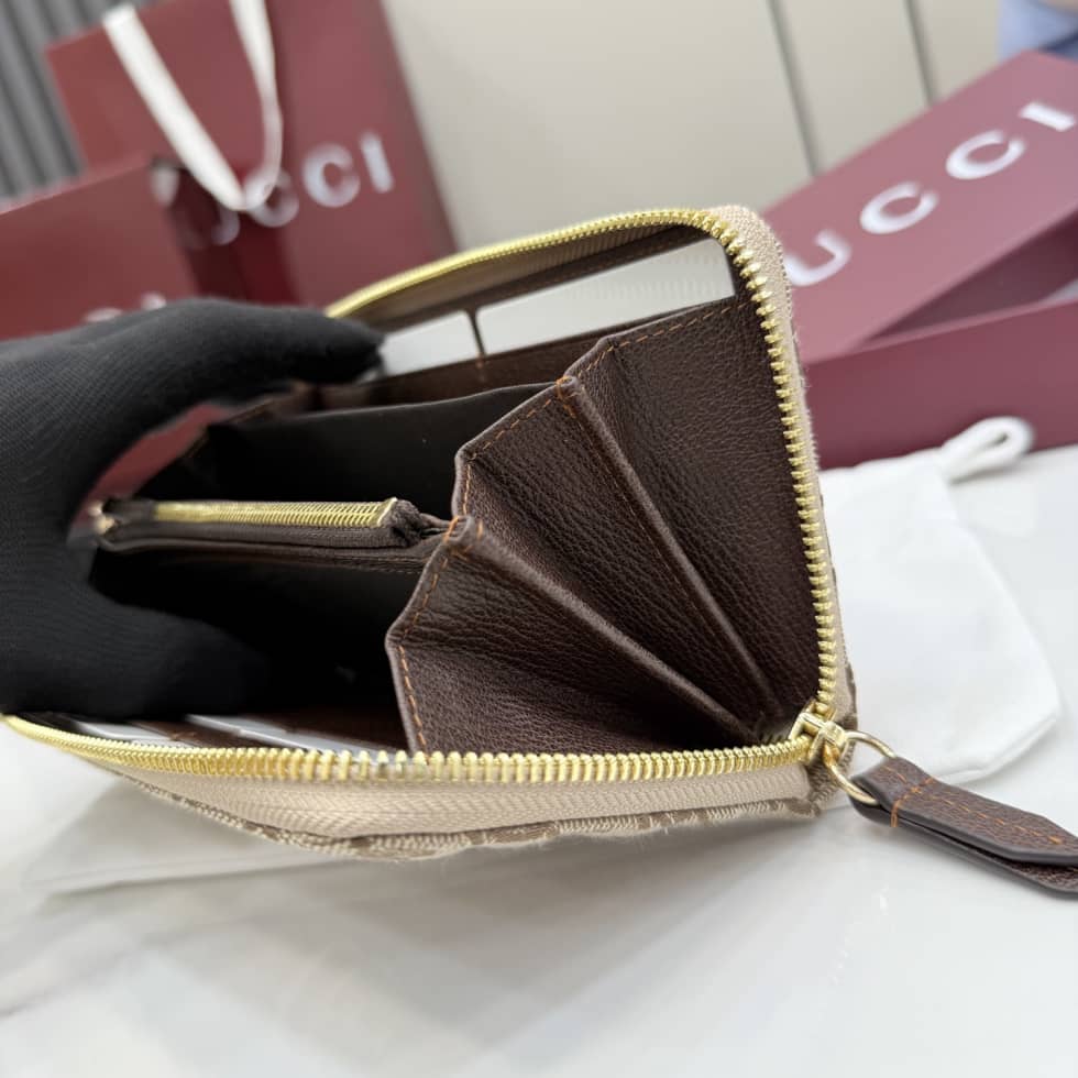 Gucci GG Marmont Beige Zip Around Wallet 443123_7_157401 Gucci GG Marmont Beige Zip Around Wallet 443123