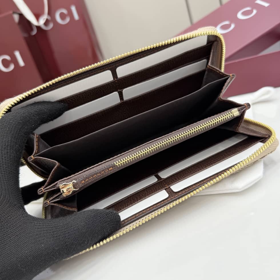 Gucci GG Marmont Beige Zip Around Wallet 443123_8_157401 Gucci GG Marmont Beige Zip Around Wallet 443123
