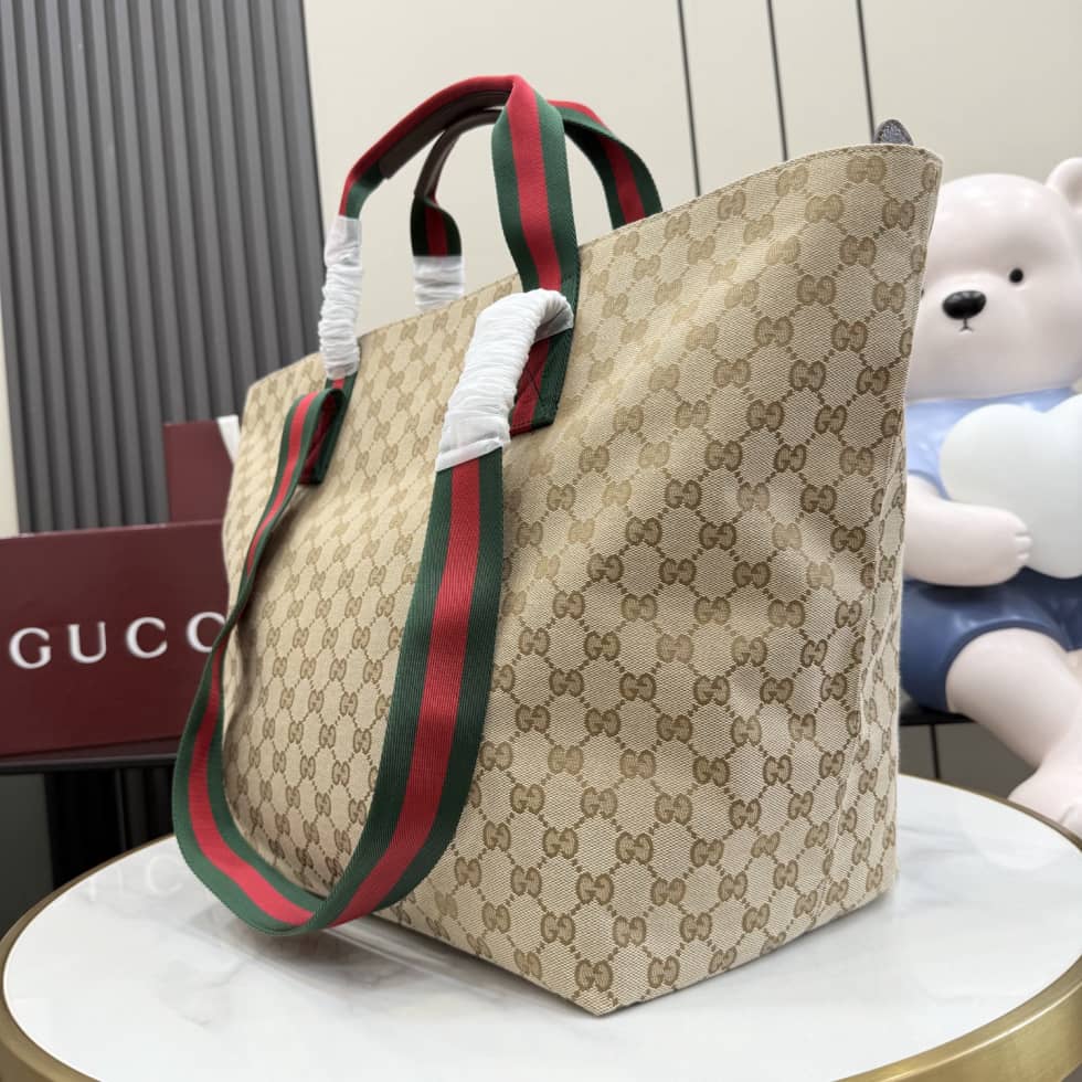 Gucci GG Medium Tote Bag Sand Brown 875929_2_157430 Gucci GG Medium Tote Bag Sand Brown 875929
