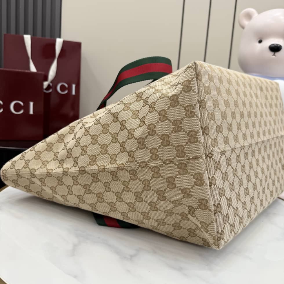 Gucci GG Medium Tote Bag Sand Brown 875929_4_157430 Gucci GG Medium Tote Bag Sand Brown 875929