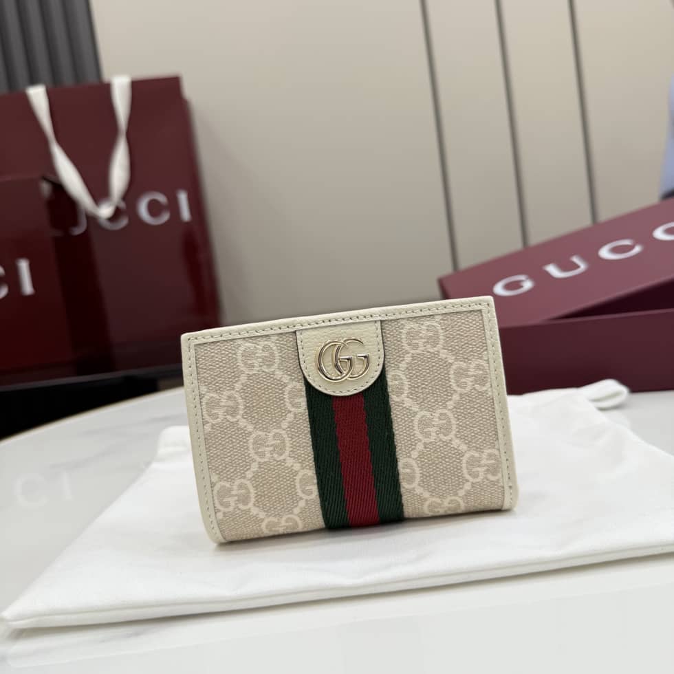 Gucci Ophidia Canvas Small Ivory Wallet 838468_10_157450 Gucci Ophidia Canvas Small Ivory Wallet 838468