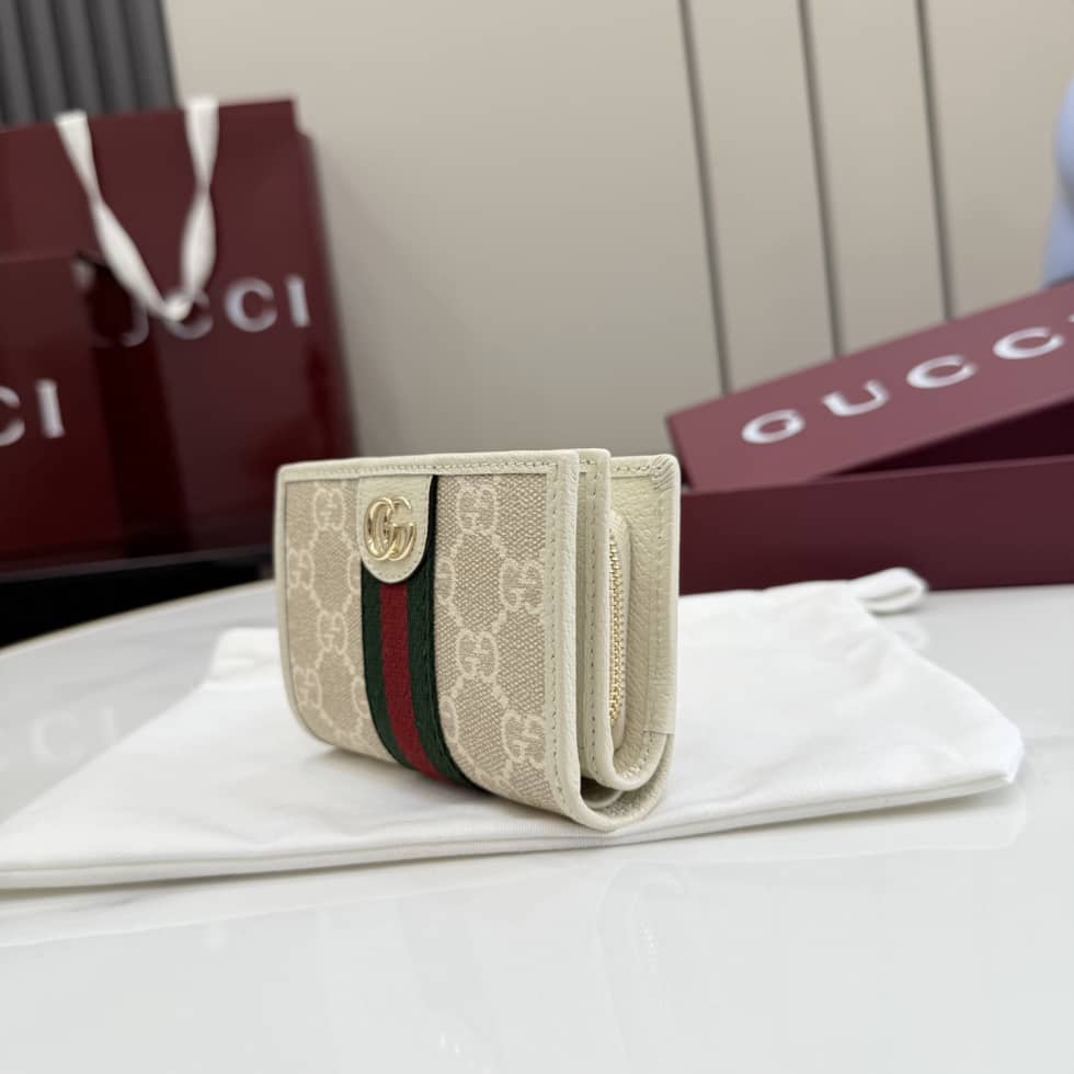 Gucci Ophidia Canvas Small Ivory Wallet 838468_2_157450 Gucci Ophidia Canvas Small Ivory Wallet 838468