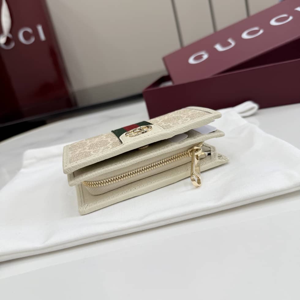 Gucci Ophidia Canvas Small Ivory Wallet 838468_3_157450 Gucci Ophidia Canvas Small Ivory Wallet 838468