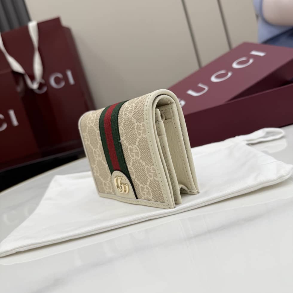 Gucci Ophidia Canvas Small Beige Wallet 838487_2_157480 Gucci Ophidia Canvas Small Beige Wallet 838487