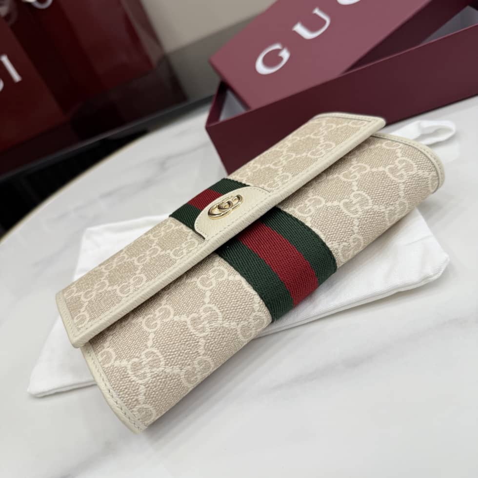 Gucci Ophidia Canvas Beige Continental Wallet_3_157490 Gucci Ophidia Canvas Beige Continental Wallet