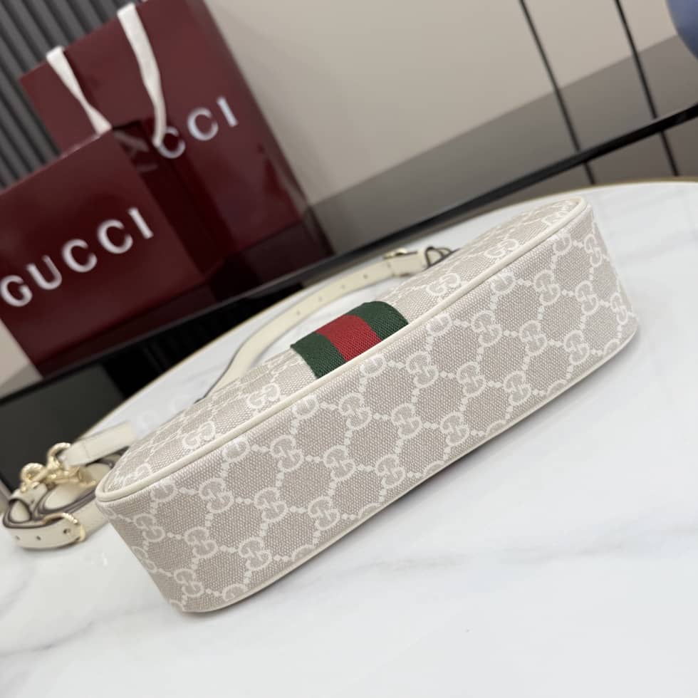 Gucci Ophidia Canvas Small Beige Shoulder Bag 841341_3_157500 Gucci Ophidia Canvas Small Beige Shoulder Bag 841341