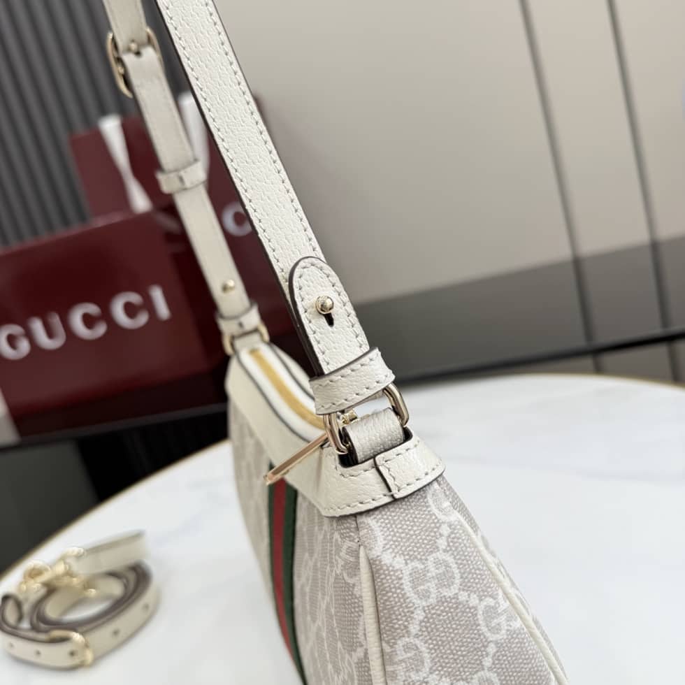 Gucci Ophidia Canvas Small Beige Shoulder Bag 841341_5_157500 Gucci Ophidia Canvas Small Beige Shoulder Bag 841341