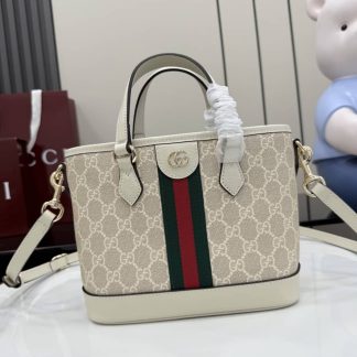 Gucci Ophidia Canvas Small Beige Tote Bag 836848