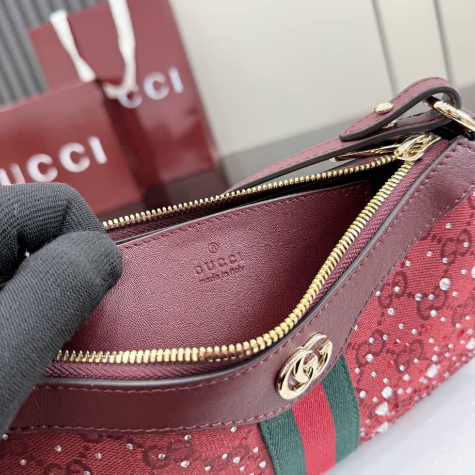 Gucci Ophidia Crystal Small Red Shoulder Bag_8_157570 Gucci Ophidia Crystal Small Red Shoulder Bag