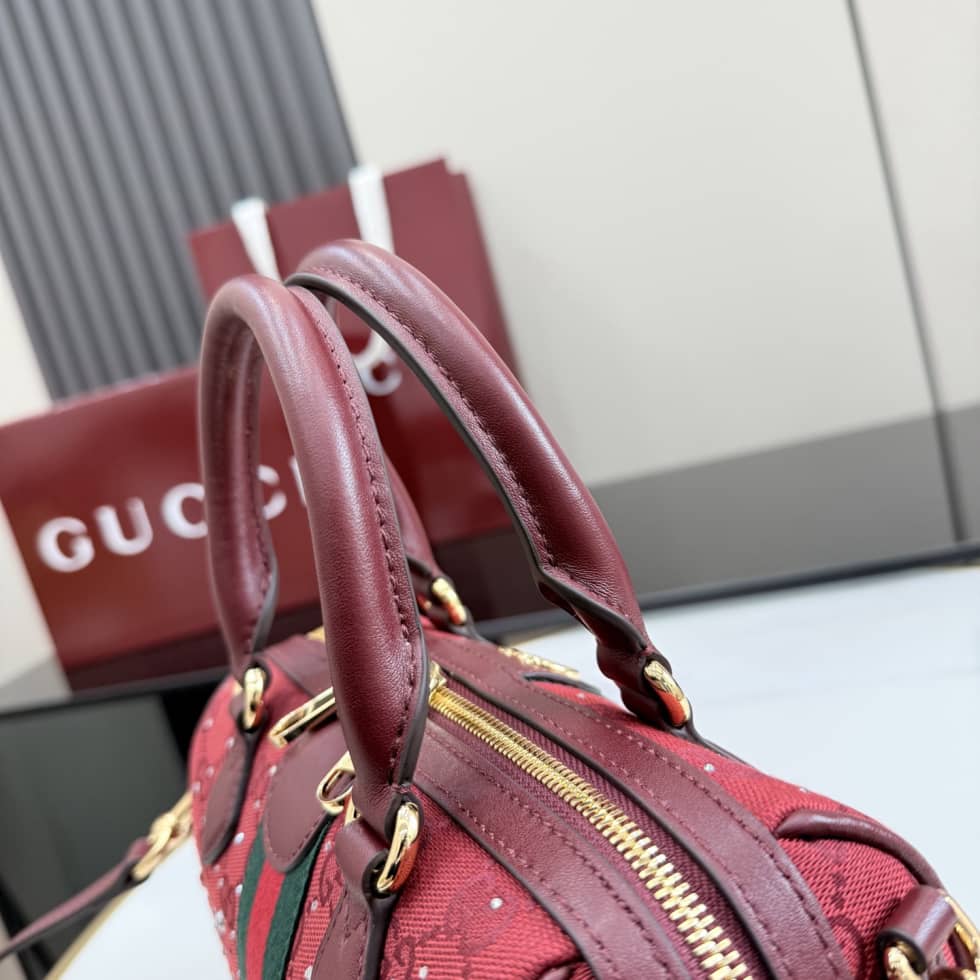 Gucci Ophidia Crystal Small Red Boston Bag 841294_4_157580 Gucci Ophidia Crystal Small Red Boston Bag 841294