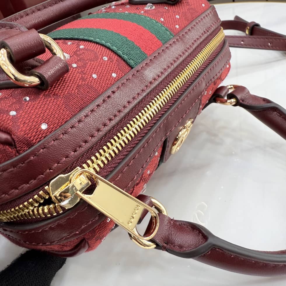 Gucci Ophidia Crystal Super Mini Red Top Handle Bag_6_157590 Gucci Ophidia Crystal Super Mini Red Top Handle Bag