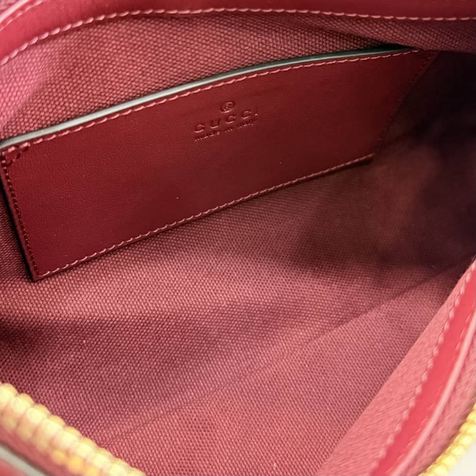 Gucci GG Emblem Canvas Small Red Shoulder Bag_7_157650 Gucci GG Emblem Canvas Small Red Shoulder Bag