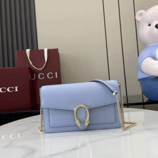Gucci Dionysus Leather Small WOC Light Blue 837373