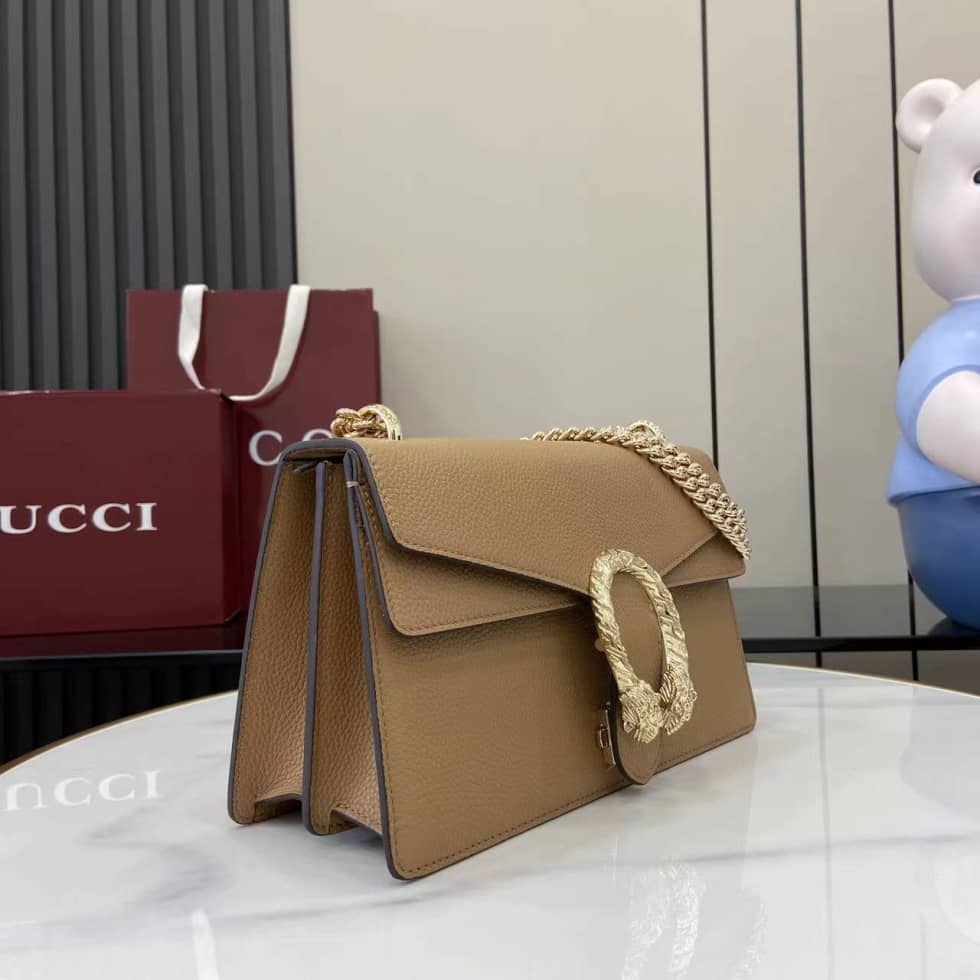 Gucci Dionysus Leather Medium Brown Shoulder Bag_1_157740 Gucci Dionysus Leather Medium Brown Shoulder Bag