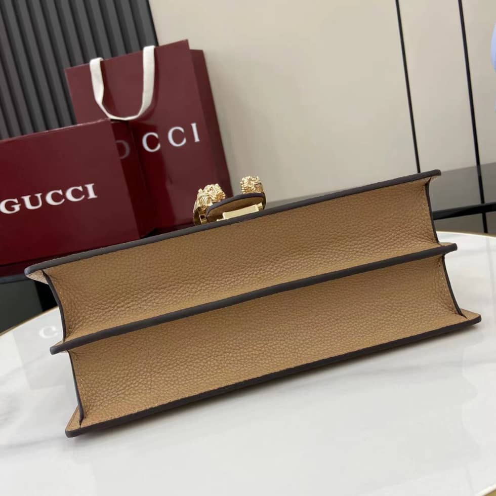 Gucci Dionysus Leather Medium Brown Shoulder Bag_3_157740 Gucci Dionysus Leather Medium Brown Shoulder Bag