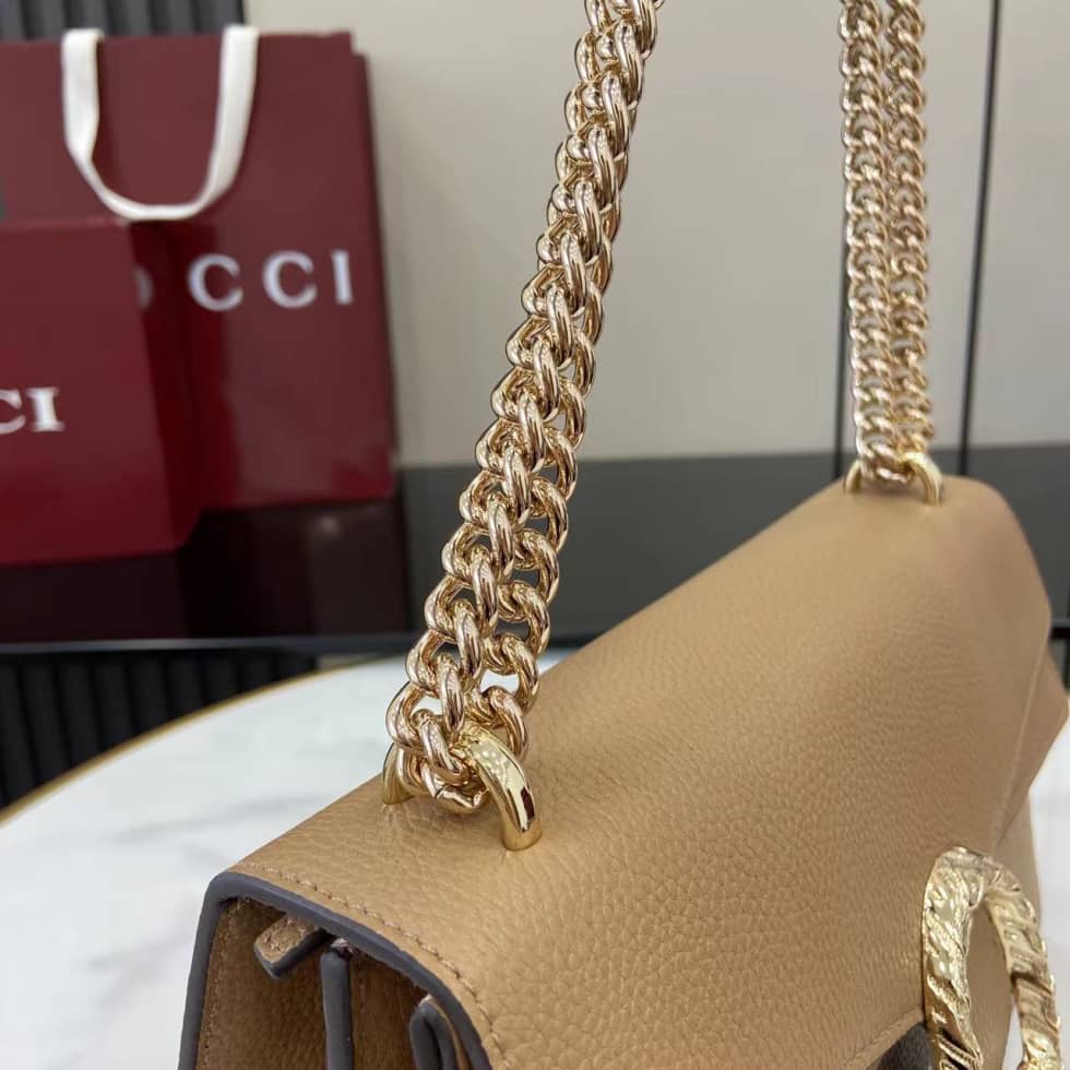 Gucci Dionysus Leather Medium Brown Shoulder Bag_4_157740 Gucci Dionysus Leather Medium Brown Shoulder Bag