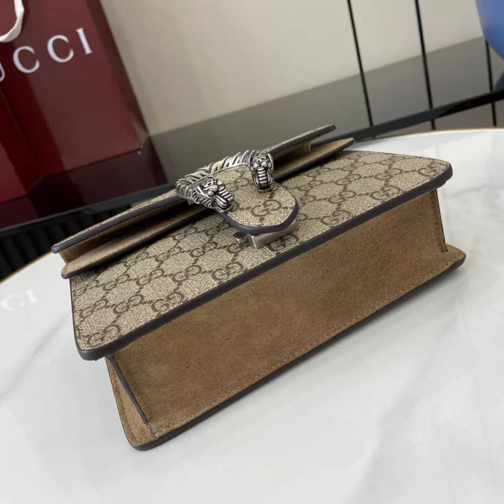 Gucci Dionysus GG Supreme Brown Mini Crossbody Bag_3_157790 Gucci Dionysus GG Supreme Brown Mini Crossbody Bag