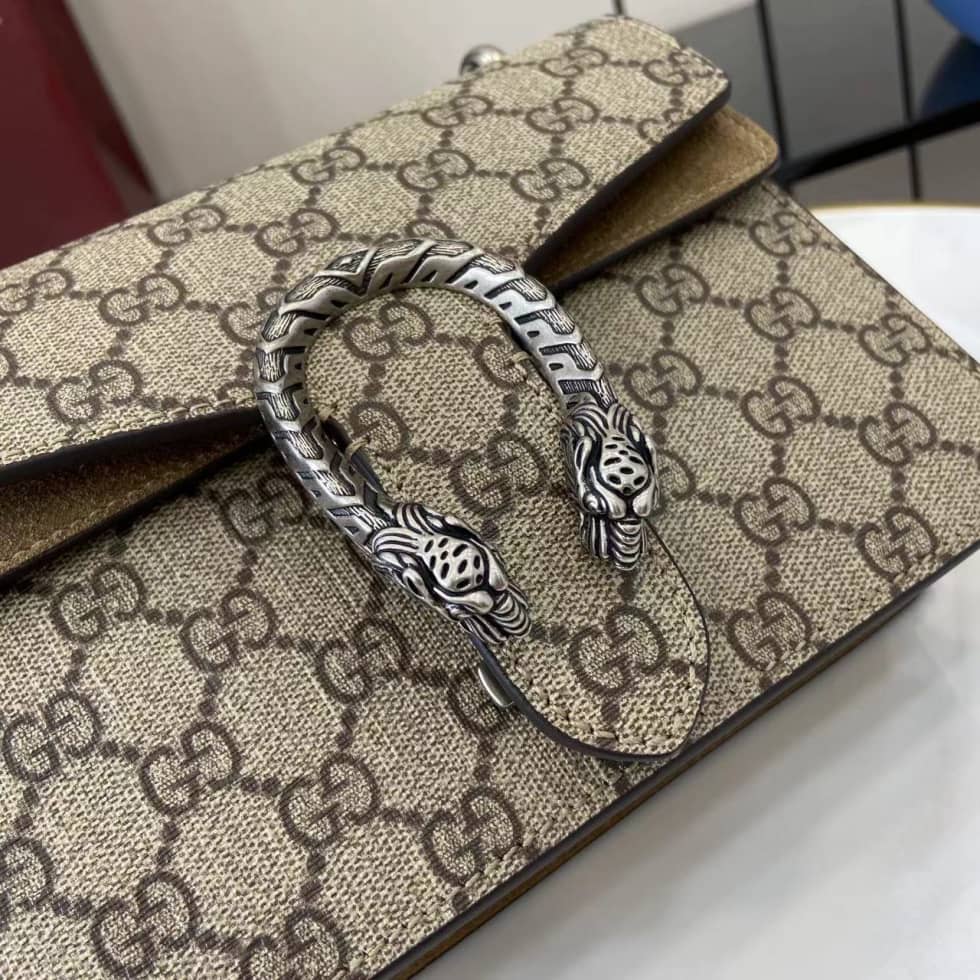 Gucci Dionysus GG Supreme Brown Mini Crossbody Bag_5_157790 Gucci Dionysus GG Supreme Brown Mini Crossbody Bag