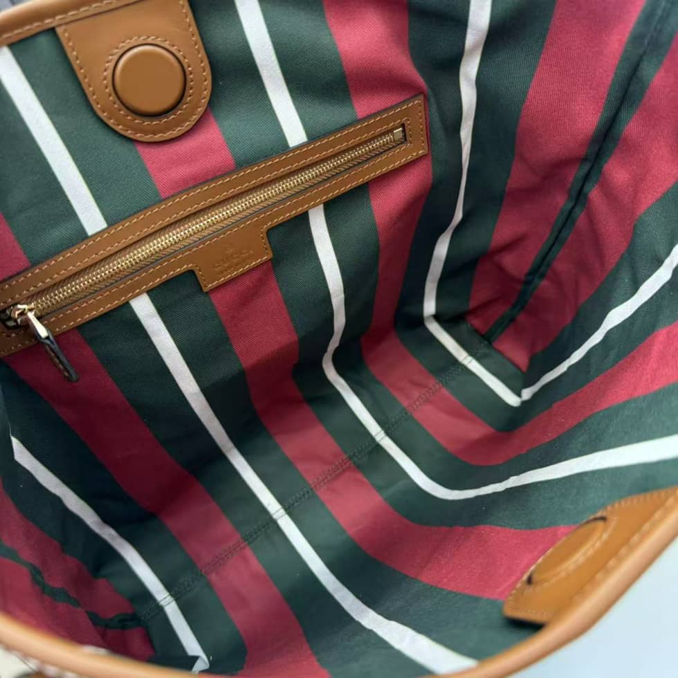 Gucci GG Emblem Medium Shoulder Bag Brown 847452_7_157880 Gucci GG Emblem Medium Shoulder Bag Brown 847452
